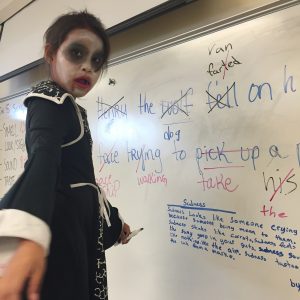 Even Vampires love writing class! Photo Brittanie Sterner.